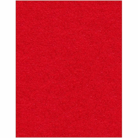 Genuine Joe Buffing Floor Pad - 14in x 20in - Red, 5PK GJOH8053